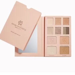 Kenia Ontiveros Glow And Go Kit Eyeshadow Face Powder Brow Palette